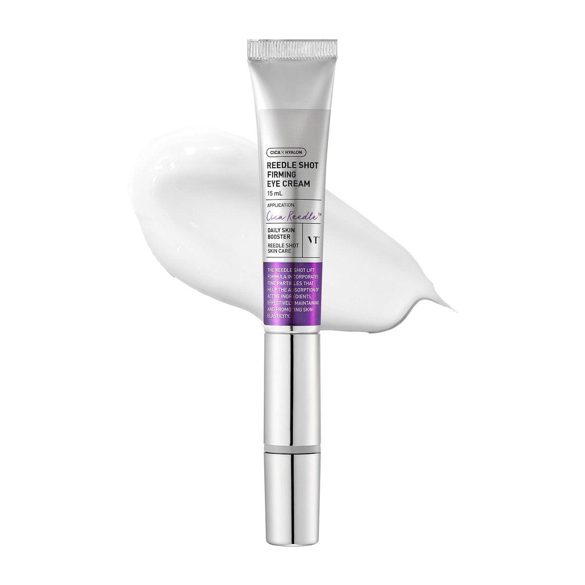 VT COSMETICS Reedle Shot Firming Eye Cream – Micro-Vibration Augencreme gegen Falten & für mehr Elastizität (15 ml)