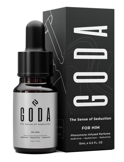 GODA Pheromonen Kölnisch Wasser für Männer mit echten Pheromonen – Zitrus- und Lavendelduft – Raffinierter Duft für Selbstbewusstsein und Präsenz – Parfüm für Männer – 15 ml