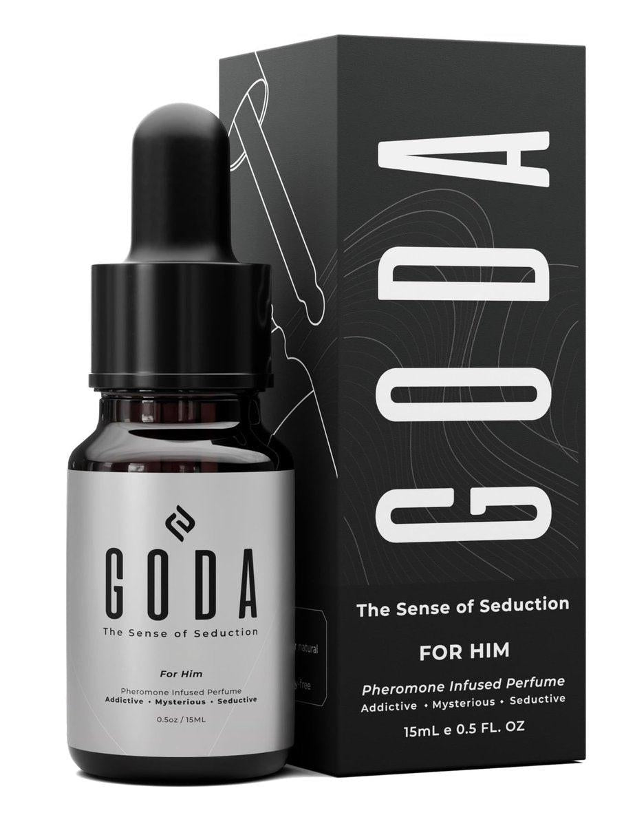 GODA Pheromonen Kölnisch Wasser für Männer mit echten Pheromonen – Zitrus- und Lavendelduft – Raffinierter Duft für Selbstbewusstsein und Präsenz – Parfüm für Männer – 15 ml