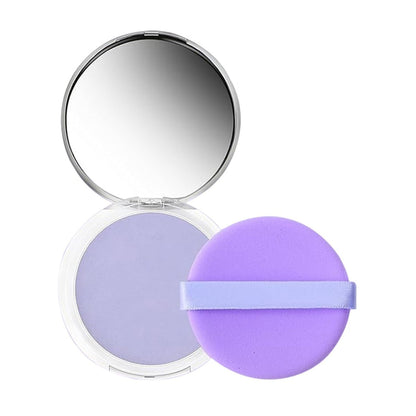 Lavend Jelly Pressed Setting Powder – Mattierender Puder für langanhaltendes Make-up, ölkontrollierend, mit Mini-Puderpuff, tierversuchsfrei