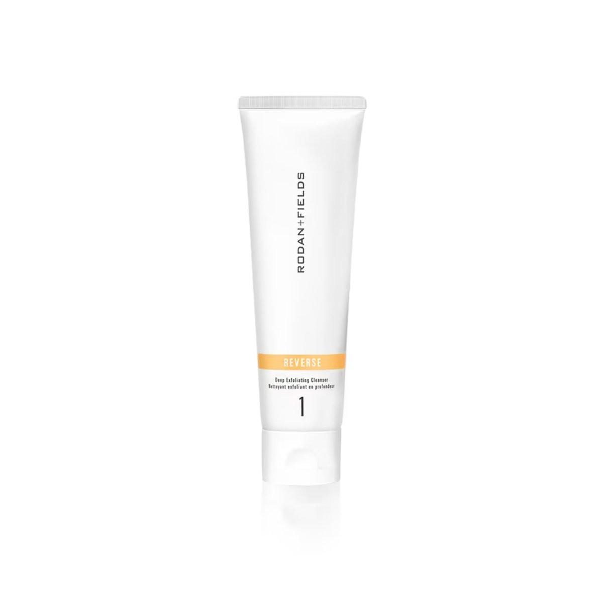Rodan + Fields Reverse Deep Exfoliating Facial Cleanser mit Glykolsäure & AHAs | Tägliches AHA-Peeling-Gesichtswasser für verfeinerte Poren & glattere Hauttextur | 125 ml