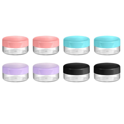 10 Gram 8er-Set Lipbalm-Behälter, kleine Plastikdosen, Kosmetikdosen, Probiergläser für Lippenbalsam, Lotion, Puder, Schönheitsprodukte