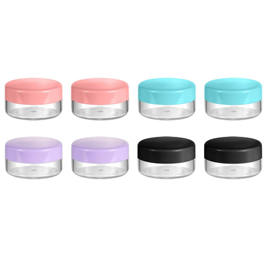 10 Gram 8er-Set Lipbalm-Behälter, kleine Plastikdosen, Kosmetikdosen, Probiergläser für Lippenbalsam, Lotion, Puder, Schönheitsprodukte