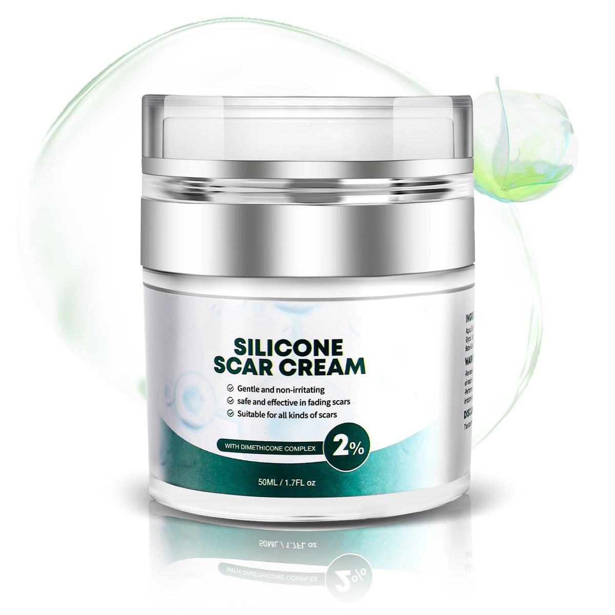 Pumkot Fortschrittliche Narbencreme, Silikongel für Narben, Professionelle Narbenentfernungscreme für Operationsnarben, Dehnungsstreifen, alte und neue Narben, 1,7 oz (50 ml)