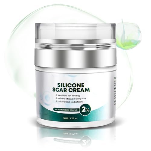 Pumkot Fortschrittliche Narbencreme, Silikongel für Narben, Professionelle Narbenentfernungscreme für Operationsnarben, Dehnungsstreifen, alte und neue Narben, 1,7 oz (50 ml)