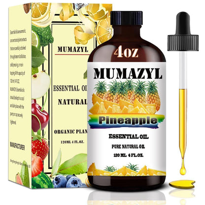 Ananas ätherisches Öl 118 ml – MUMAZYL 100% reines Naturöl für Diffuser, Luftbefeuchter, Yoga, Reinigung, Kerzen- und Seifenherstellung
