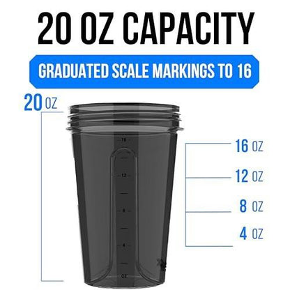 VELOMIX 2er-Pack 20 oz Protein Shaker Flaschen für Proteinshakes - 2x Drahtschneebesen | Auslaufsichere Shakerbecher für Proteinshakes und Pre-Workout | Protein Shaker Flaschen Pack (Schwarz/Transparent)