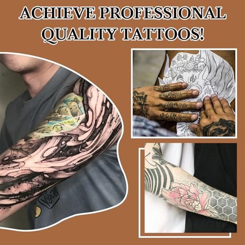Pjordo 2er-Pack Tattoo-Schablonen-Transfergel-Lösung, 8oz Tattoo-Transfergel für Aufkleberpapier, Stencil Magic Cream für Tätowierer & Anfänger, temporäre Zubehör