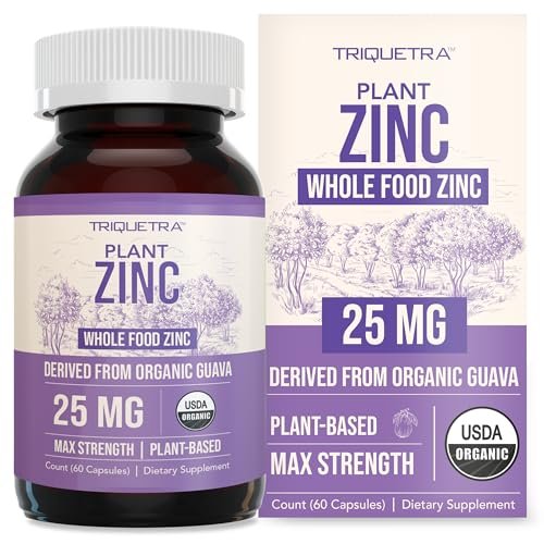 Bio-Zink 25 mg | Nahrungsergänzungsmittel aus Vollwertkost | Gewonnen aus Bio-Obst, elementares Zink - Wasserextrahiert, vegan, gentechnikfrei - essentielles Mineral, Antioxidans, Immununterstützung, Haut - 60 Portionen