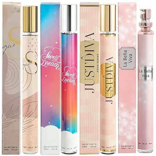 CLOTHES OF SKIN 4er-Pack Parfums für Frauen (4x35ml) – Natürliche Eau de Toilette Düfte, langanhaltend, Reisegröße – Muttertagsgeschenk für Mama, Ehefrau, Frauen, Teenager
