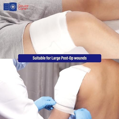 GauzeCare Sterile Abdominal-ABD Combine Pads | 24er-Pack, 20x25 cm | Extra saugfähig & dick, einzeln verpackte Wundauflage, Erste-Hilfe-Pads | Chirurgische Qualität, nicht haftend für starke Sekretion, postoperativ