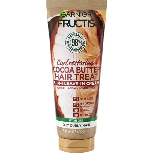 Garnier Fructis Curl Restoring Kokosbutter Haarbehandlung 3-in-1 Leave-In Creme 200ml