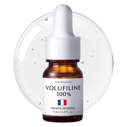 TOSOWOONG Volufiline Serum – 100% Frankreich Sederma Volufiline Konzentrat für mehr Volumen, Straffung & Glashaut, 11 ml