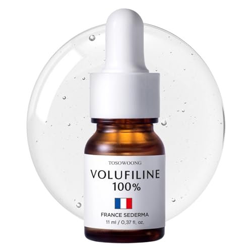 TOSOWOONG Volufiline Serum – 100% Frankreich Sederma Volufiline Konzentrat für mehr Volumen, Straffung & Glashaut, 11 ml