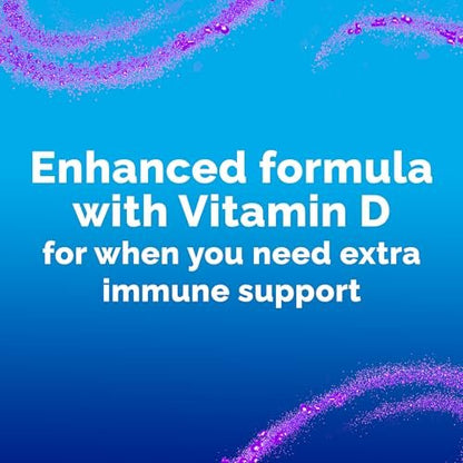 Emergen-C Immune Plus Kristalle – Immununterstützung für unterwegs mit Vitamin C, Vitamin D, B-Vitaminen, Zink und Mangan, Beeren-Zitronen-Geschmack – 28 Stick-Packs