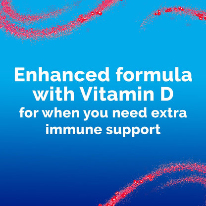 Emergen-C Kidz Immun Plus Kristalle – Immunsystem-Unterstützung für unterwegs mit Vitamin C, Vitamin D, B-Vitaminen, Zink und Mangan, Tropical Punch – 28 Stick-Packs
