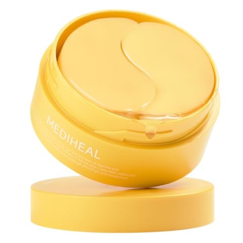Mediheal Vita Collagen Under Eye Patches – Korean Hydrogel Augenpflaster (60 Patches) mit 7 Vitaminen & 5 Micro Collagen