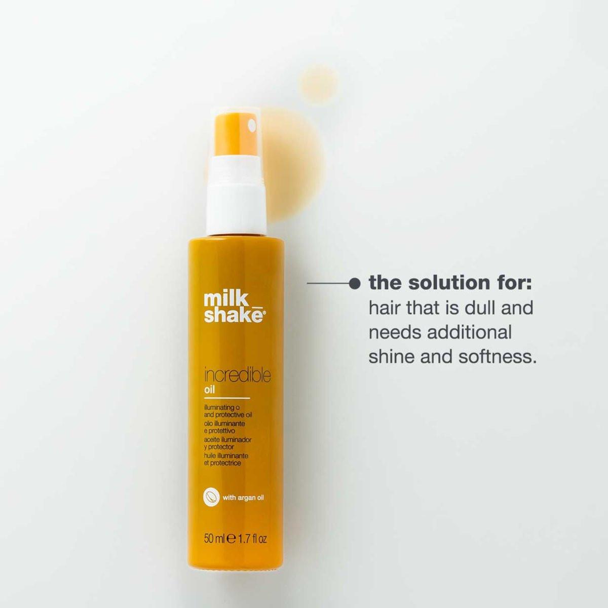 milk_shake Incredible Oil - Illuminierendes und schützendes Öl für glänzendes, weiches & leichtes Haar | 50 ml