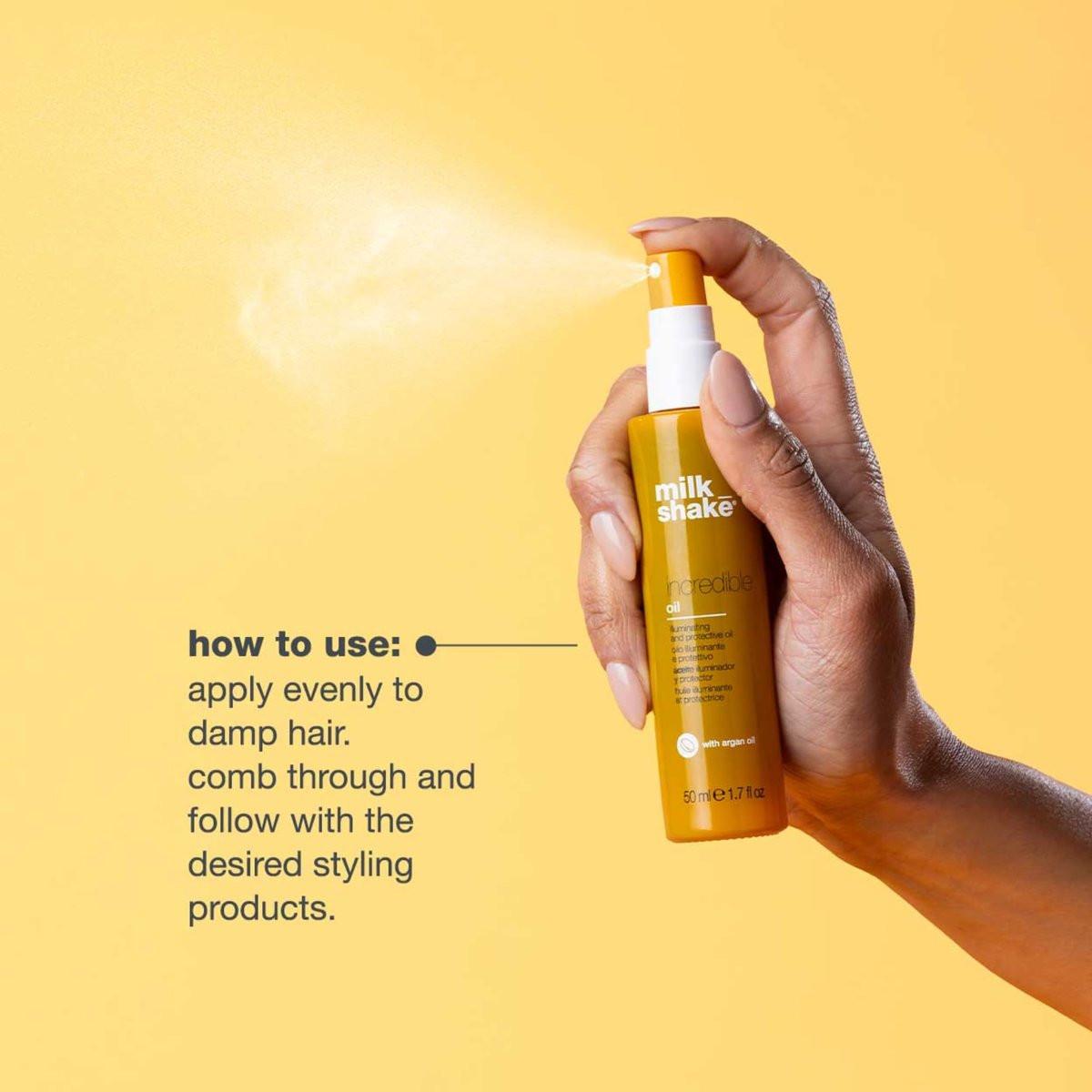 milk_shake Incredible Oil - Illuminierendes und schützendes Öl für glänzendes, weiches & leichtes Haar | 50 ml