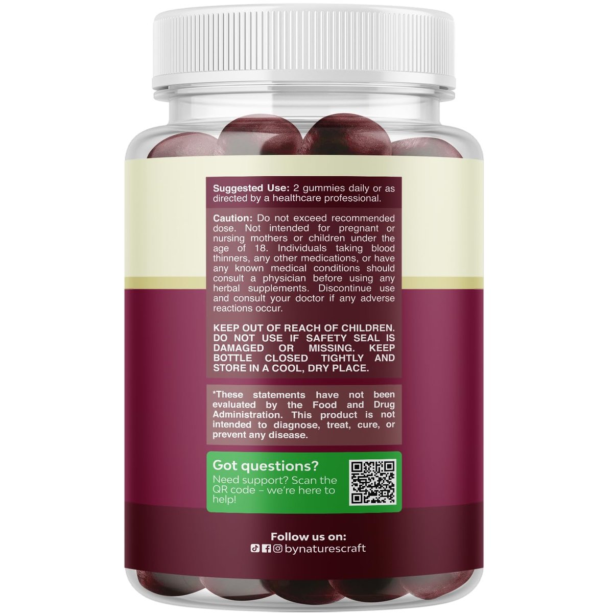 Flow Boosting Beet Root Gummies – Belebende Rote-Bete-Gummis für Erwachsene mit Stickoxid, Energie- und Herzunterstützung, Traubenkern, Granatapfel & Vitamin B12 – Vegan, Nicht-GVO & Glutenfrei – 60 Stück