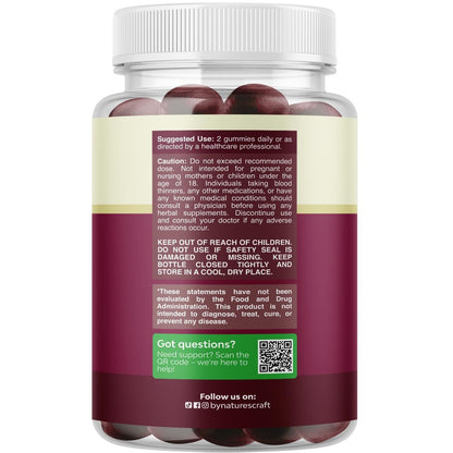 Flow Boosting Beet Root Gummies – Belebende Rote-Bete-Gummis für Erwachsene mit Stickoxid, Energie- und Herzunterstützung, Traubenkern, Granatapfel & Vitamin B12 – Vegan, Nicht-GVO & Glutenfrei – 60 Stück