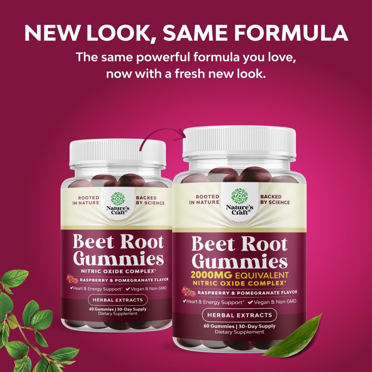 Flow Boosting Beet Root Gummies – Belebende Rote-Bete-Gummis für Erwachsene mit Stickoxid, Energie- und Herzunterstützung, Traubenkern, Granatapfel & Vitamin B12 – Vegan, Nicht-GVO & Glutenfrei – 60 Stück