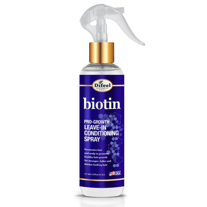 Difeel Elevated Biotin Pro-Growth Leave-in Conditioning Spray 237 ml – Pflegender Conditioner für Haarwachstum
