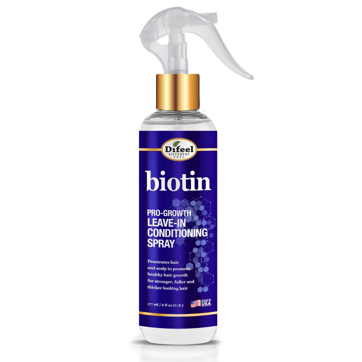 Difeel Elevated Biotin Pro-Growth Leave-in Conditioning Spray 237 ml – Pflegender Conditioner für Haarwachstum