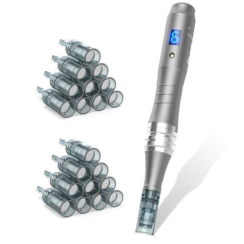 CLETINA Microneedling Derma Roller Pen – Mikronadel-Roller-Pen für die Heimanwendung für Frauen und Männer