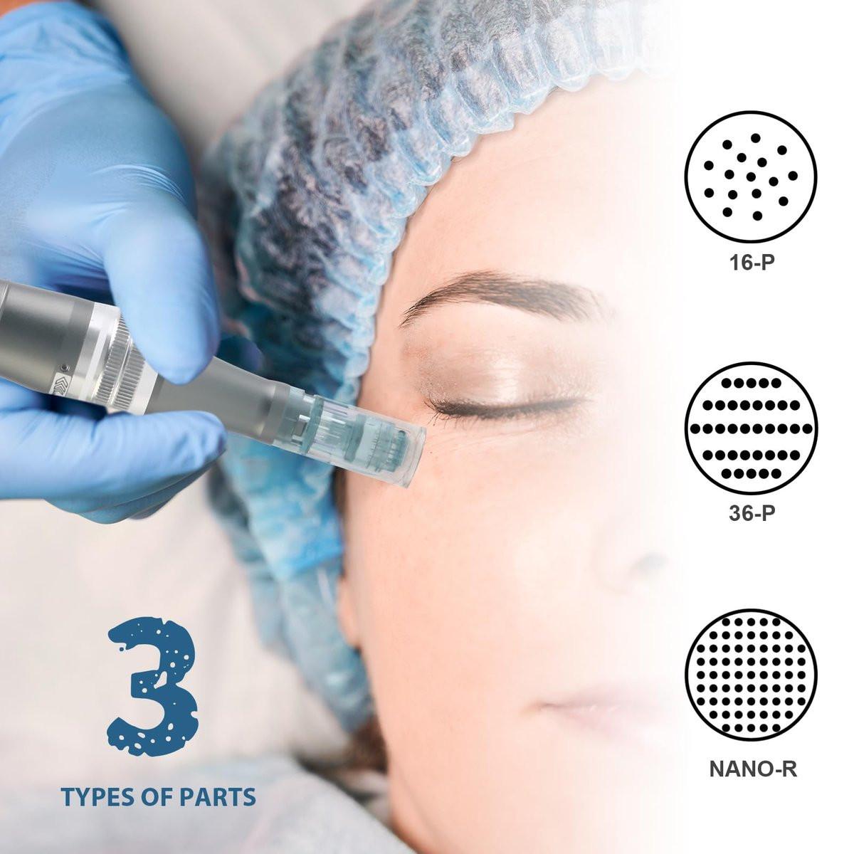 CLETINA Microneedling Derma Roller Pen – Mikronadel-Roller-Pen für die Heimanwendung für Frauen und Männer