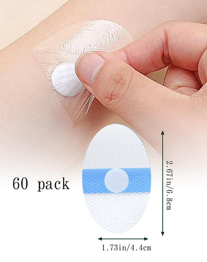 Slizy 60 Stück wasserdichte Ohrsticker für Kinder, Einweg-Baby-Dusch-Ohrenschutz, Neugeborene Ohrstöpsel, Silikon-Gel-Ohrenschützer, klebefrei, allergiearm, für Schwimmen und Baden