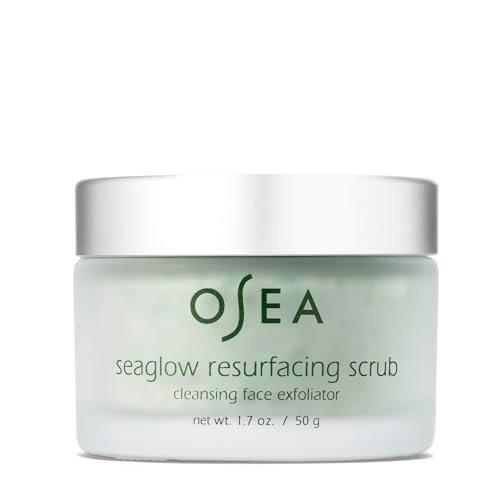 OSEA Seaglow Resurfacing Face Cleanser and Scrub 1.7 oz – 2-in-1 für alle Hauttypen – Gesichtsreiniger und Peeling – Clean Beauty – Vegane Hautpflege