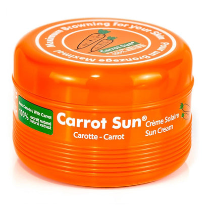 Carrot Sun Bräunungsbeschleuniger – 350ml Karotten-Intensiv-Bräunungsgel – Natürlicher Sonnenschutz mit Karottenöl für gleichmäßige, schöne Hautfarbe – SPF0