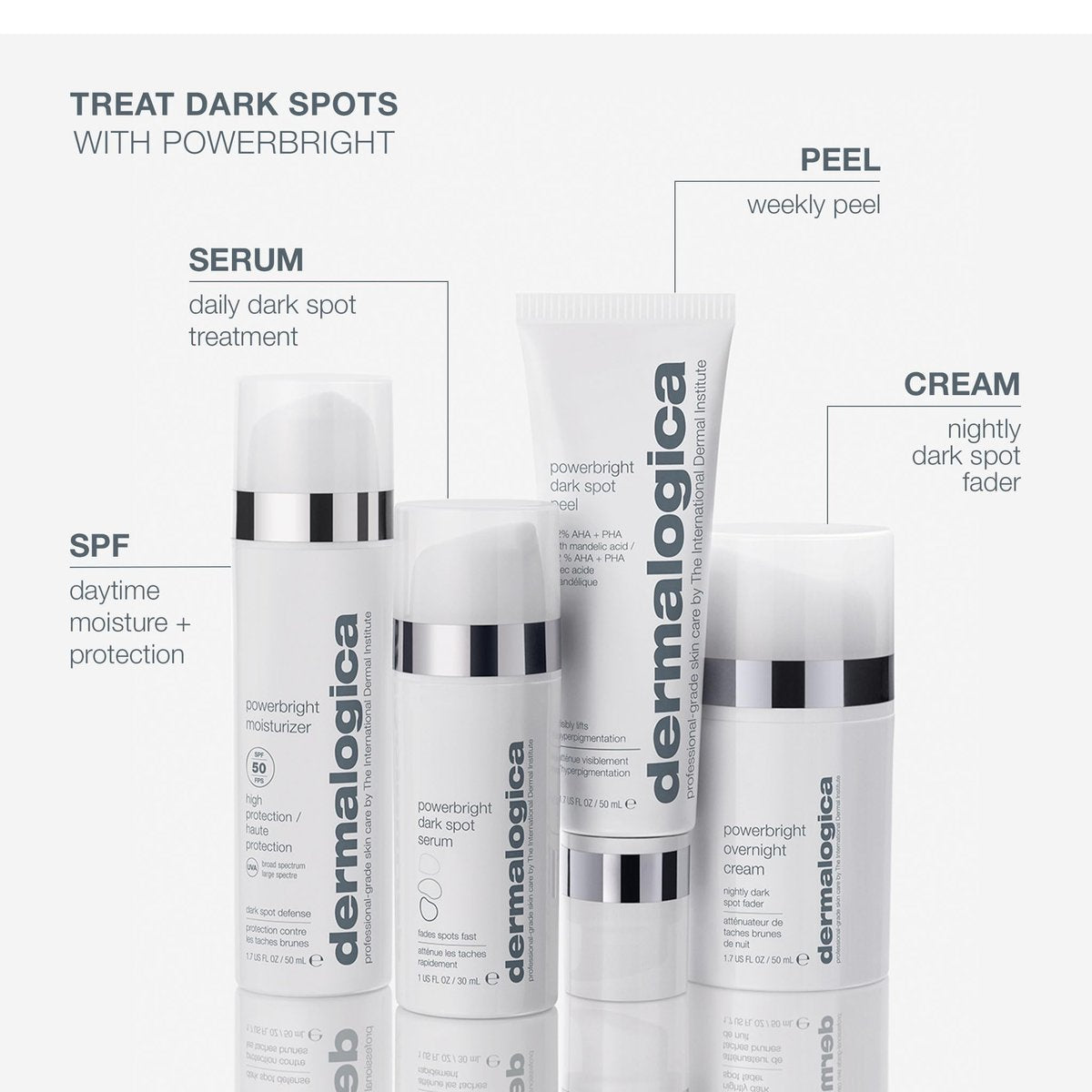 Dermalogica PowerBright Overnight Cream – Nachtpflege gegen dunkle Flecken, 1,7 fl oz