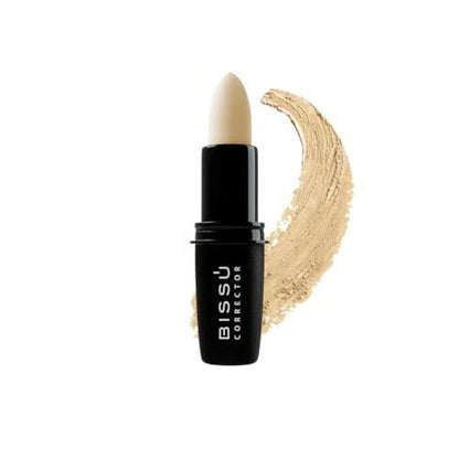 Bissú Stick Correcting Concealer - 15 vielseitige Farbtöne, natürlicher Finish, Contouring, Highlighting, einfache Anwendung, 4,7 g (Medium Beige, Stick)