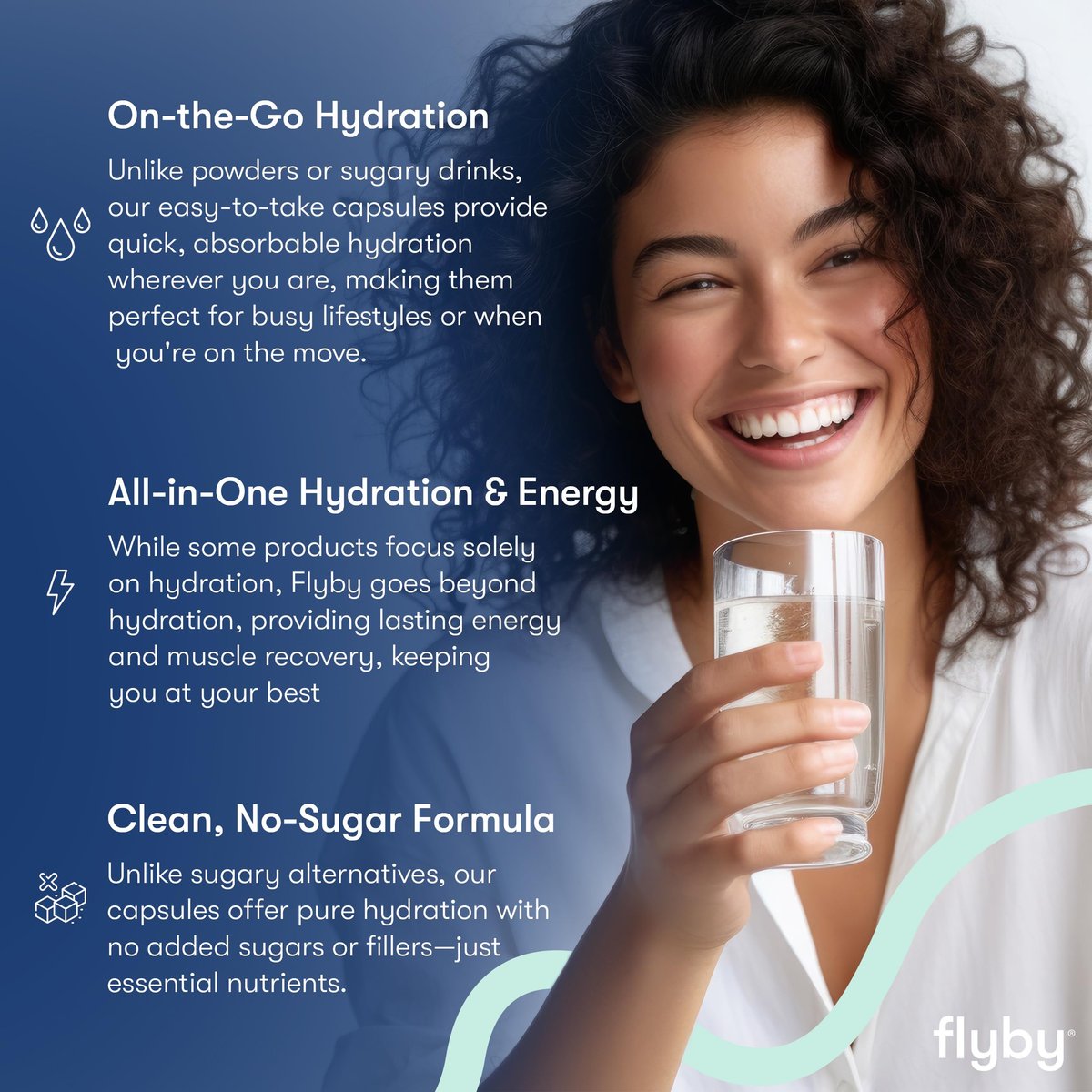 Flyby Electrolyte-Kapseln – mit Natrium, Kalium, Vitamin D3, B-Vitaminen, Kupfer und Mangan | Elektrolyte zur Regeneration | Non-GMO | Ohne Zuckerzusatz – 60 Kapseln