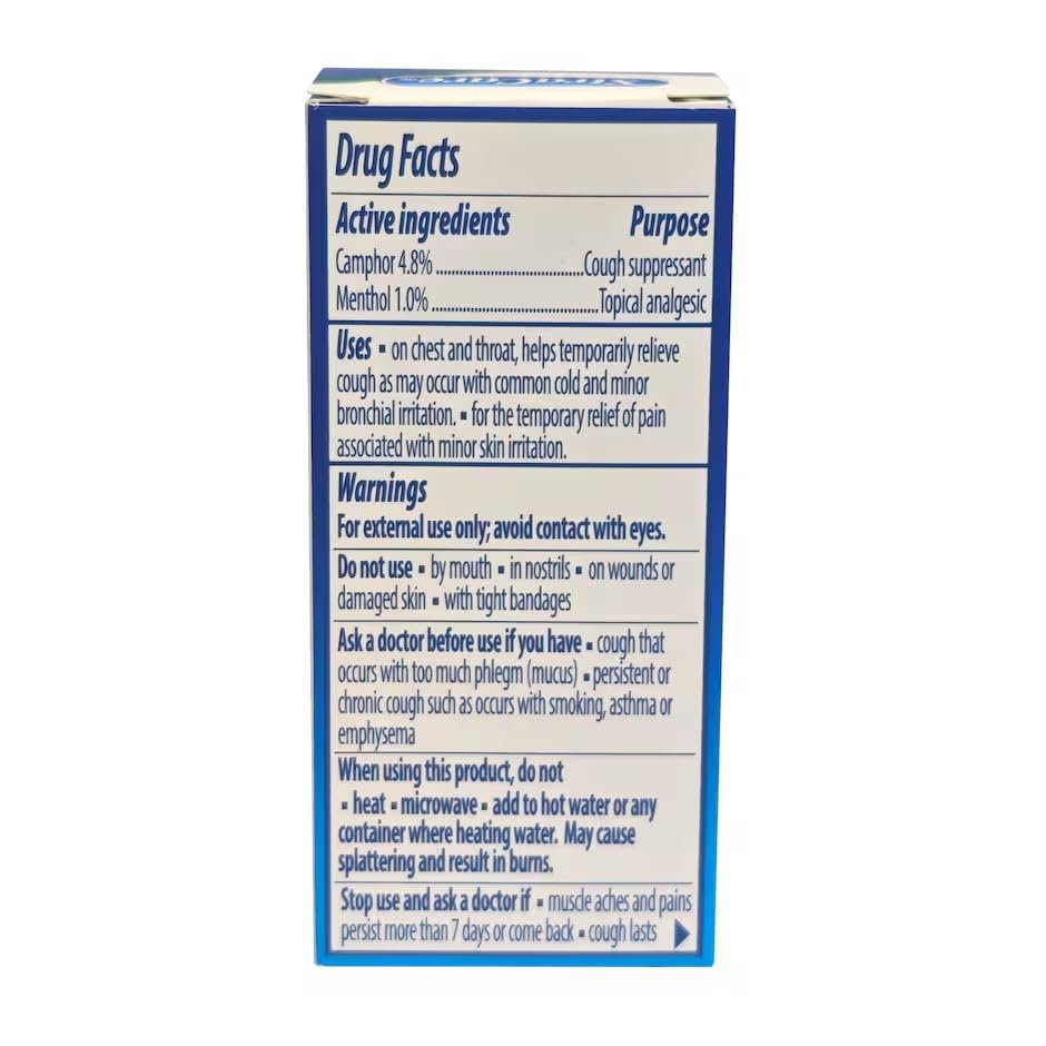 Xtra Care Hustenstillender, nicht medizinischer Dampfstick, feste Salbe 1,25 Unzen – Beruhigende Dämpfe (1er-Pack)