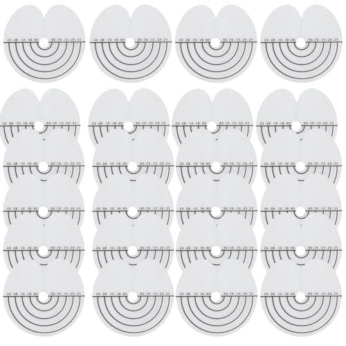 50 Stück Hitzeschutz-Schablonen für Haarverlängerungen, Einzel-Loch runde Abstandshalter, klare PVC Fusion Keratin Glue Protector Templates