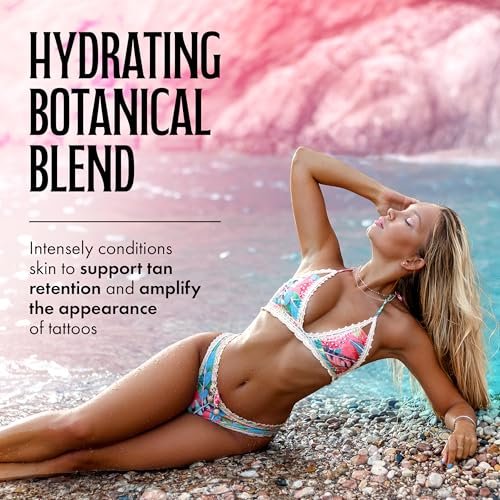 Brown Sugar Maui Mojito After Dark Tan Extender & Tattoo Enhancer, Agave-Limette Sheabutter mit Tigergras & Meeresbotanikalien, 532 ml