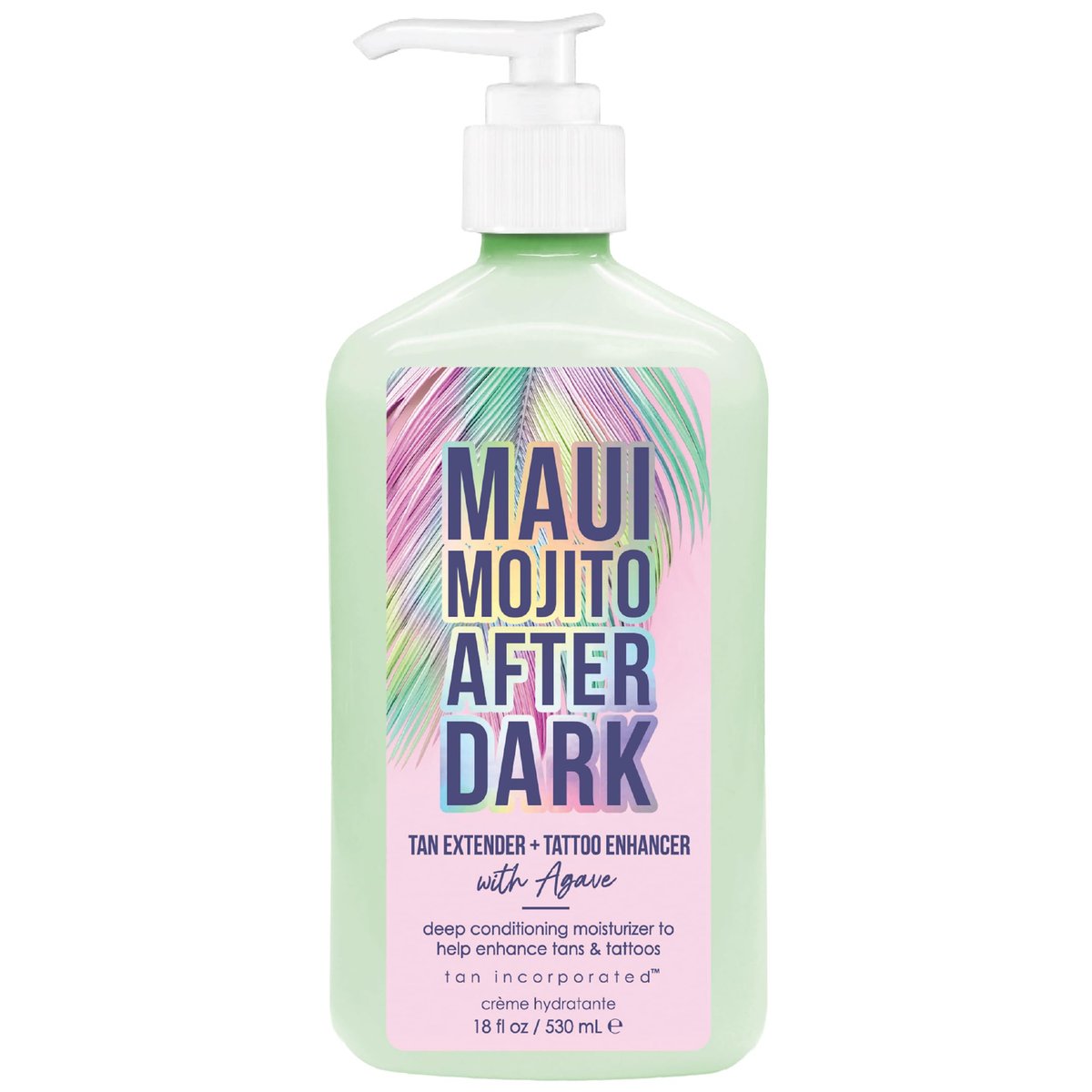 Brown Sugar Maui Mojito After Dark Tan Extender & Tattoo Enhancer, Agave-Limette Sheabutter mit Tigergras & Meeresbotanikalien, 532 ml