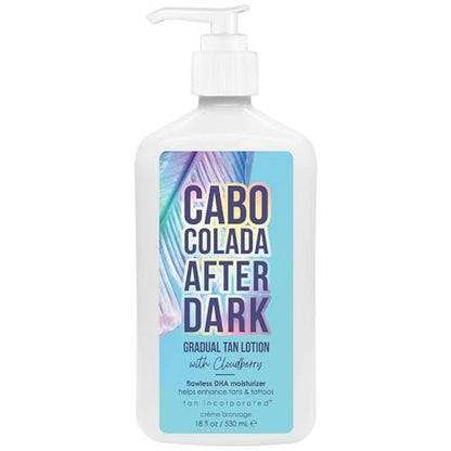 Brown Sugar Cabo Colada After Dark Bräunungslotion & Tattoo-Verstärker, Cloudberry mit DHA, Karottenöl & Tigergras, 532 ml