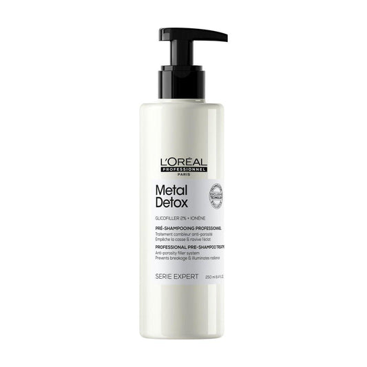 L'Oréal Professionnel Paris Metal Detox Pre-Shampoo Treatment – Stärkt, repariert Mikrobrüche und schützt vor Schwermetallen aus hartem Wasser, für geschädigtes und coloriertes Haar