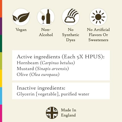 Bach Original Blütenessenzen, Emotional Ups & Downs Trio Kit, für mentale Energie (alkoholfreie Formel), natürliche homöopathische Blütenessenzen, vegan, 3 x 10 ml Pipetten