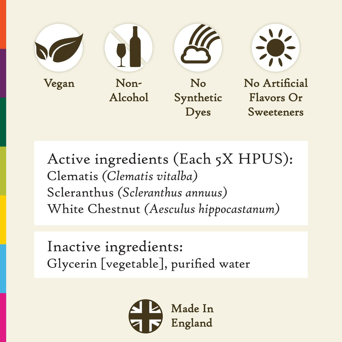Bach Original Blütenessenzen, Klarheit des Geistes Trio-Set, Für Fokus & Achtsamkeit (Alkoholfreie Formel), Natürliche homöopathische Blütenessenzen, Vegan, 3 x 10 ml Tropfer