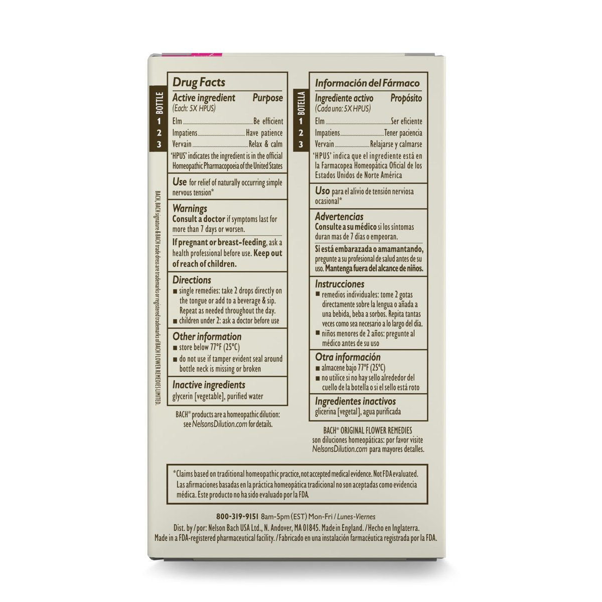 Bach Original Flower Remedies - GET IT DONE Trio Kit - Für Motivation (Alkoholfreie Formel) - Natürliche homöopathische Blütenessenzen - Vegan - 3 x 10 ml Tropfflaschen