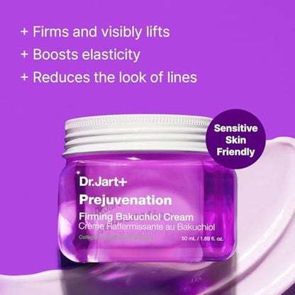 Dr.Jart+ Prejuvenation Firming Bakuchiol Creme mit Kollagenpeptiden – Koreanische Anti-Aging-Gesichtscreme für empfindliche Haut, 50 ml