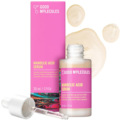 Good Molecules Mandelic Acid Serum – Sanftes Peeling-Serum mit Hyaluronsäure für strahlende Haut