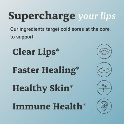 L-Lysin Lippenherpes Behandlung mit Immununterstützung - L-Lysin 1000mg Kapseln, Chaga, Bienenpropolis, Vitamin C, Zink & Süßholzwurzel-Extrakt - Nicht-GVO, Vegetarisch, 60 Kapseln für Männer und Frauen