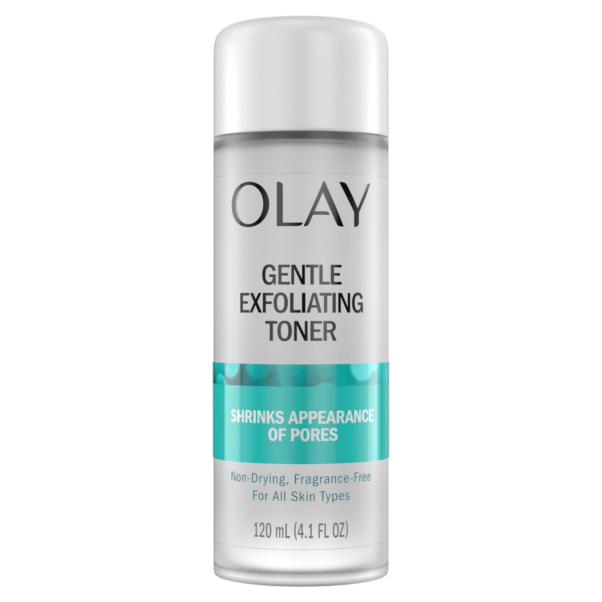 Olay Sanftes Peeling-Toner, Duftfrei, 4,1 fl oz, Porenbehandlung Gesichtsreiniger, öffnet und verfeinert das Erscheinungsbild der Poren