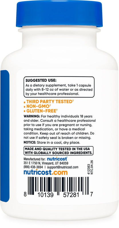 Nutricost Dihydromyricetin (DHM) Kapseln (350 mg, 90 Kapseln) - Vegan, Nicht-GVO, 90 Portionen